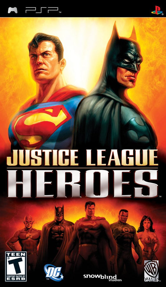 WB Justice League Heroes - Sony PSP Game, Model 788687400268, Engaging Action Adventure