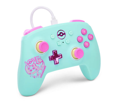 PowerA Wired Controller for Nintendo Switch - Pokémon: Sweet Friends, Model NSGP0146-01, Gamepad, Officially Licensed