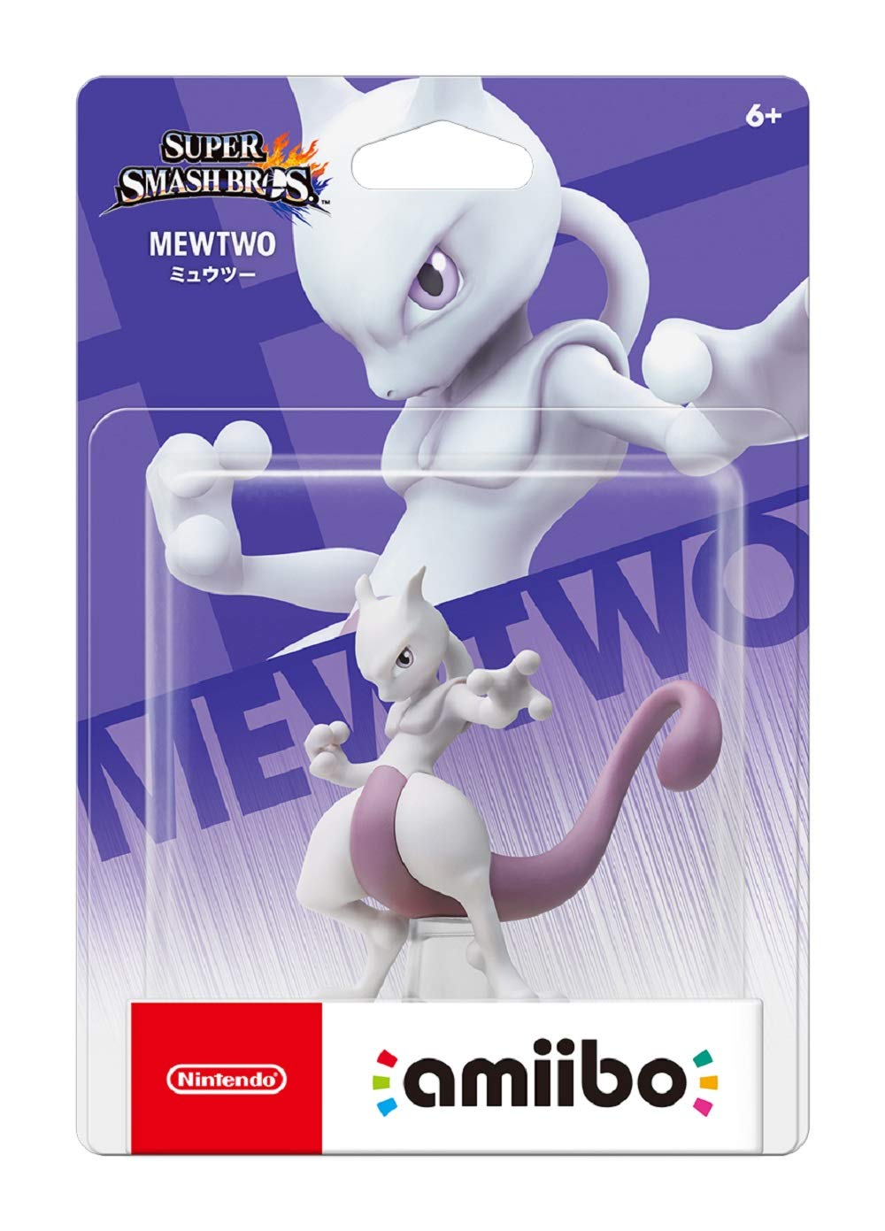 Nintendo Mewtwo amiibo - Super Smash Bros Series, Plastic, Japan Import, Model 4902370529852