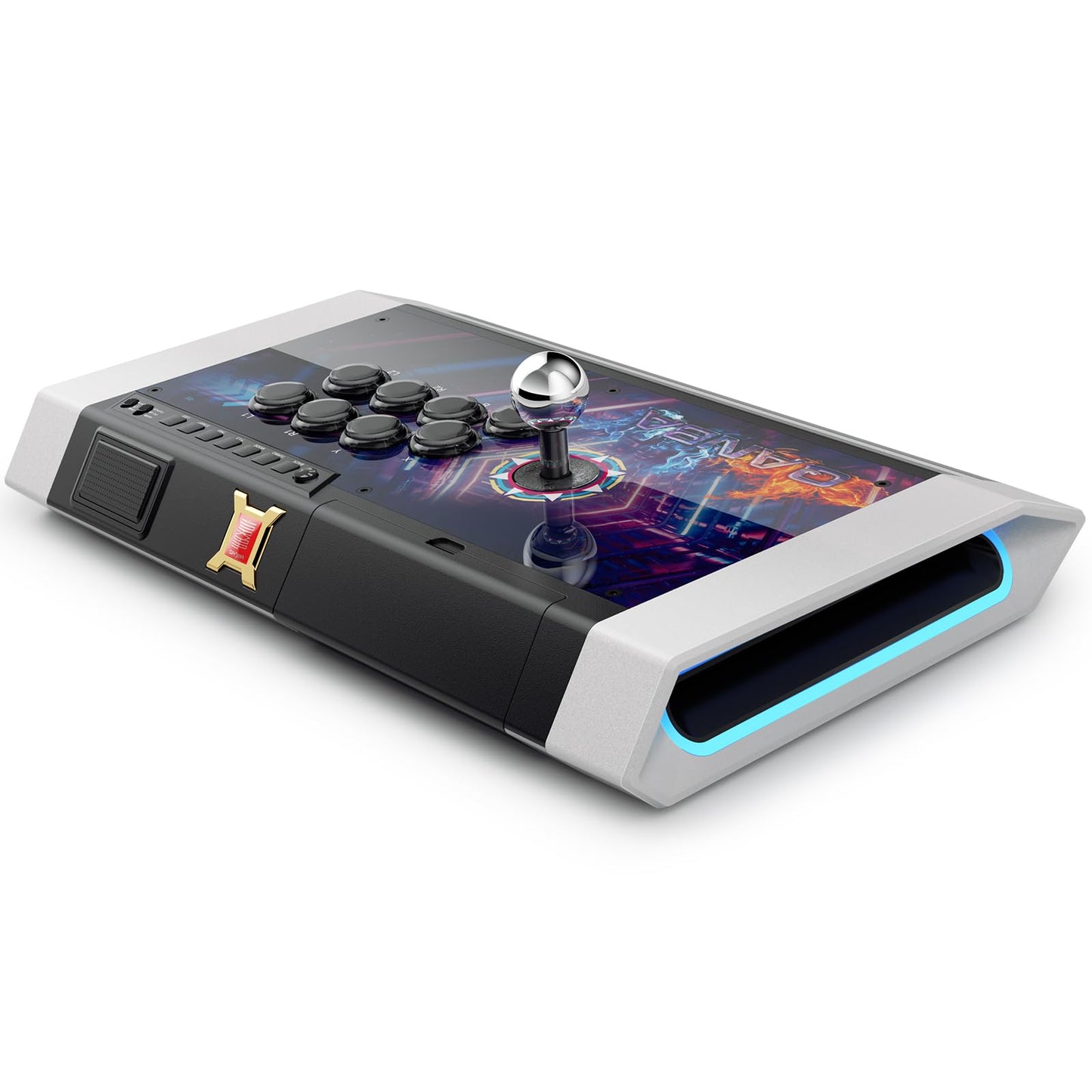 qanba Q3 Obsidian Silent Arcade Joystick - Multifunction Edition for PC, Black, Model Q3MF-GV