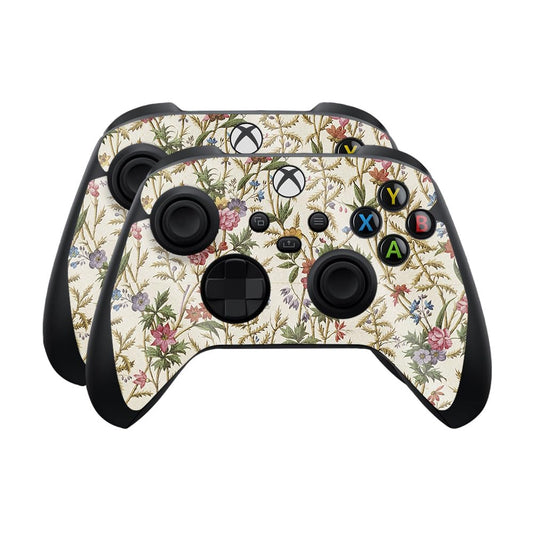 Glossy Glitter Skin Compatible with Microsoft Xbox Series X|S Controller (2 Pack) - Seaweed - Premium 3M Vinyl Protective Wrap Decal Cover - Easy to Apply | Crafted in The USA by MightySkins