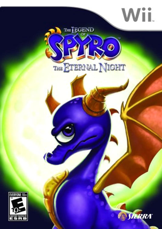 Vivendi The Legend of Spyro: The Eternal Night - Nintendo Wii Game, Model 72663