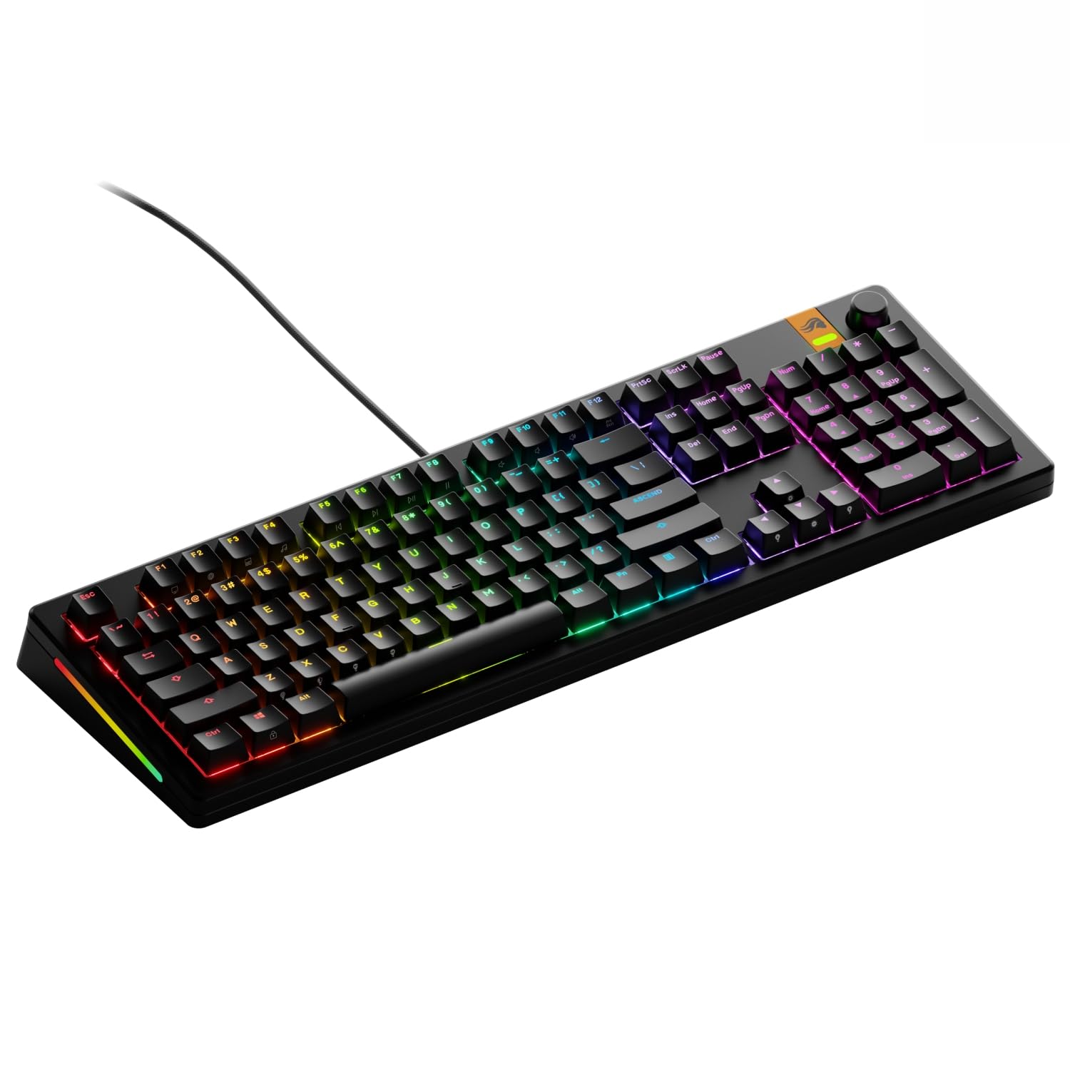 Glorious Gaming - GMMK 3 HE Rapid Trigger Keyboard  Hall Effect  8K Polling Rate  MX Mechanical & Magnetic Switches  Hotswappable 100% Keyboard  Modular Gasket System  Doubleshot PBT keycaps (Black)
