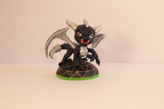 ACTIVISION Skylanders Mini Figure DARK Spyro with SILVER Wings - Includes Card & Online Code, Dark Purple/Berry, Model SG_B006E862OA