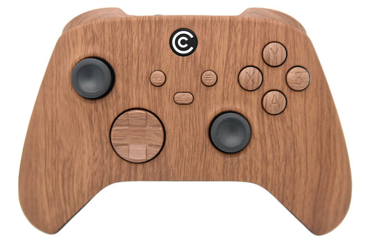 Custom Controllerzz Designer Wireless Controller for Xbox & PC - Wood W/Wood Inserts - Multiple Designs Available