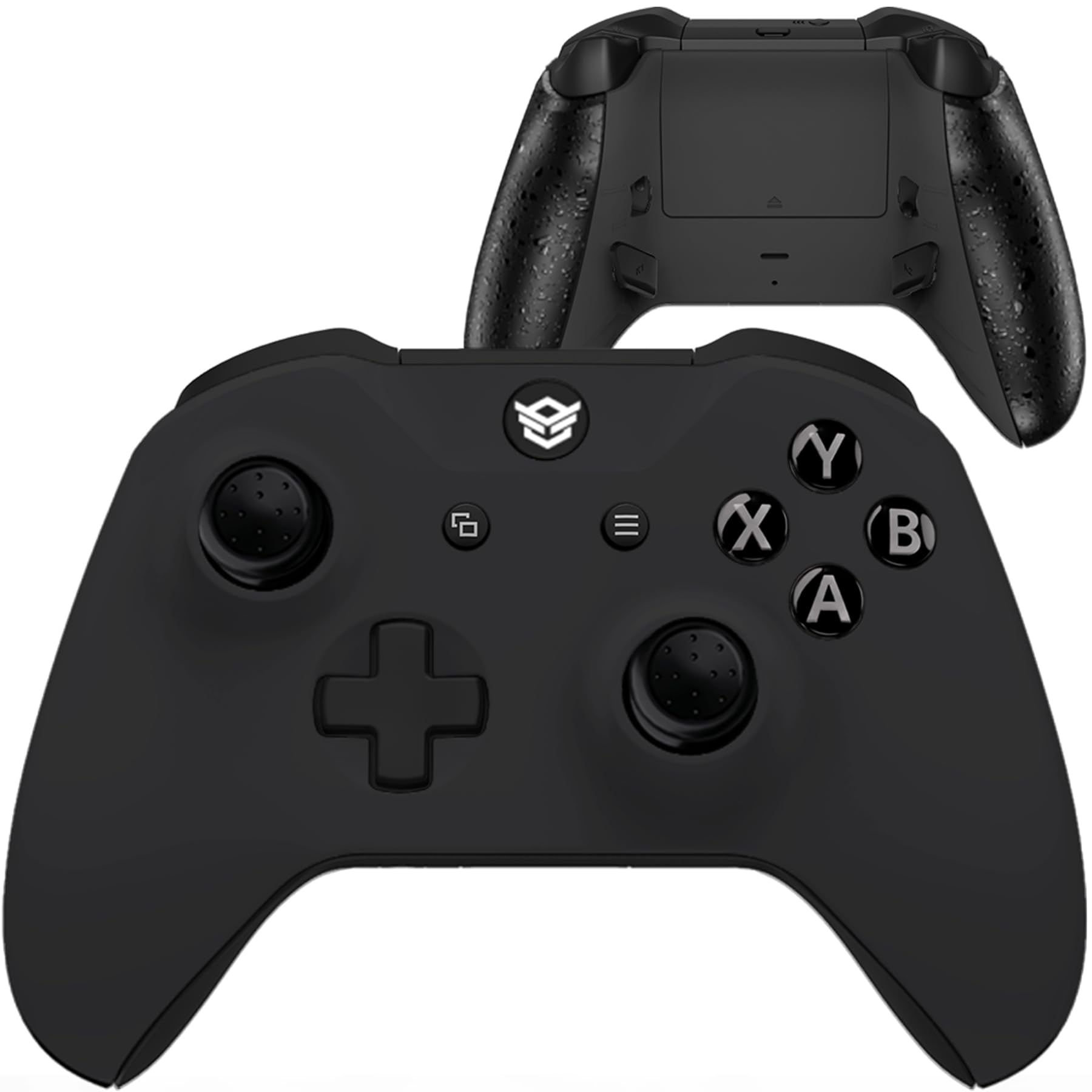HEXGAMING BLADE Wireless Controller for Xbox Series X & S  for Xbox One  and for Windows 7/8/10-2 Remappable Back Buttons - Triggers Stop - Interchangeable Thumbsticks - Black Labeled Gray