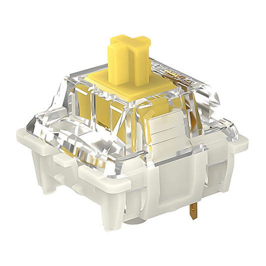 DRAOZA Gateron Pro 2.0 3-Pin RGB Mechanical Keyboard Switches - 72pcs Yellow Red Brown Compatible with MX