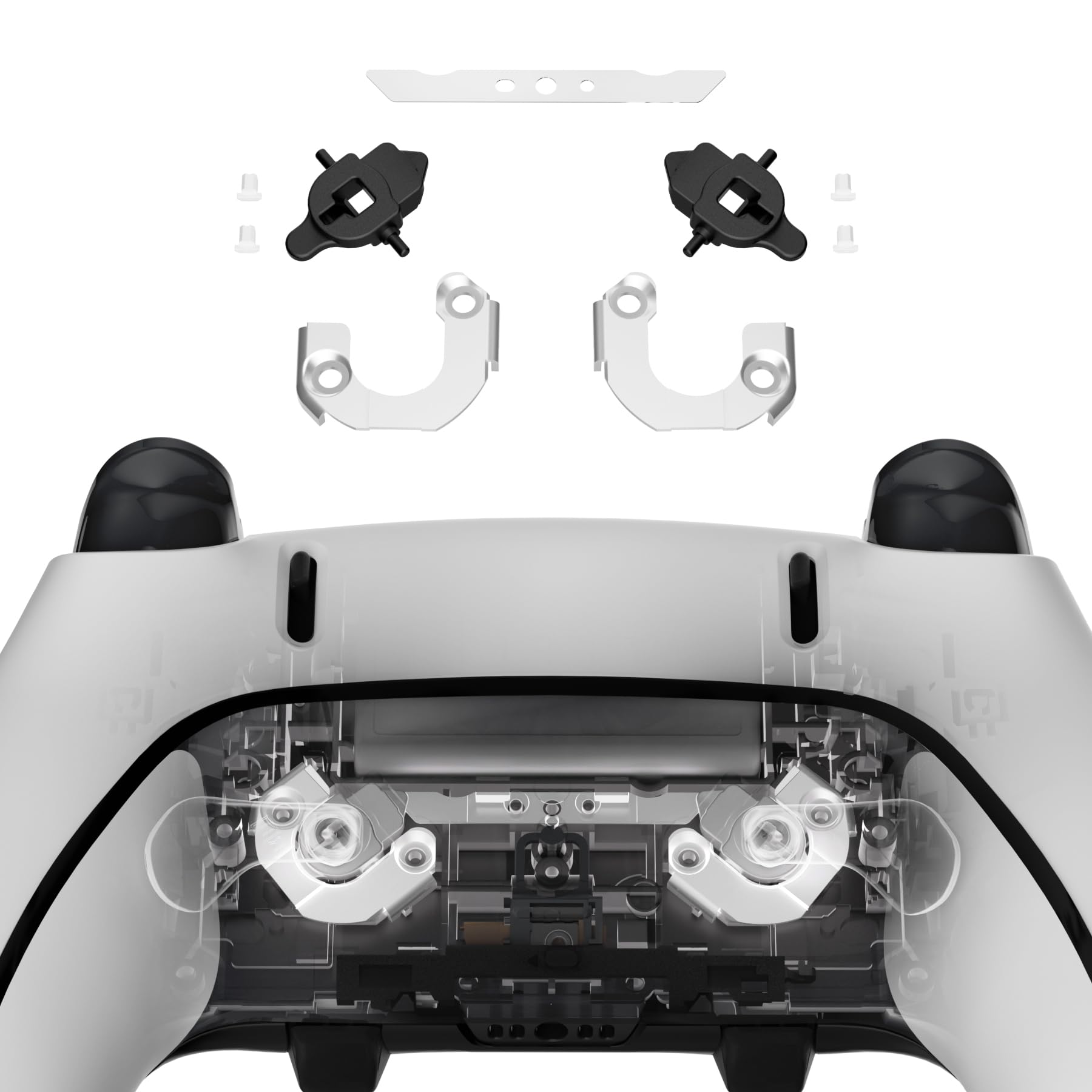 eXtremeRate Back Paddle Replacement Magnetic Module Kit for PS5 Edge Controller  Metal Magnetic Element Repair Parts for PS5 Edge Controller Back Buttons - Without Back Paddles
