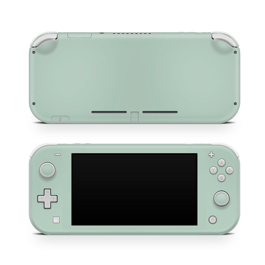 Tacky Design Solid Color Skin Compatible with Nintendo Switch Lite Skin Wrap  Minimalist Solid Skin for Nintendo Switch Lite Cover  Premium Vinyl 3M Full Wrap Decal. (Pastel Green)