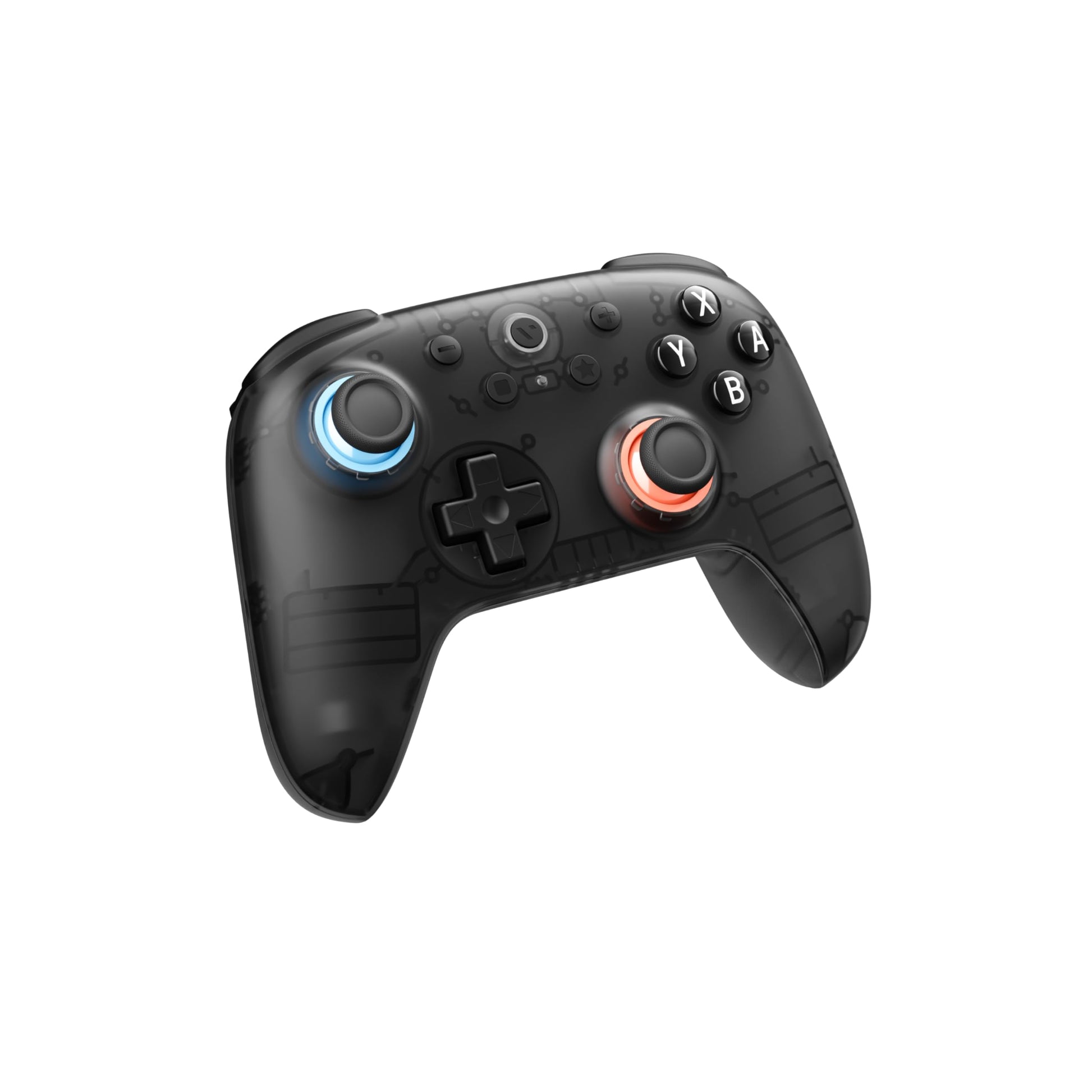 VITURE ? 8BitDo Ultimate 2C Bluetooth Gaming Controller for Switch & Switch 2 | 6-Axis Motion Control | Hall Effect Joysticks | Rumble Vibration | Turbo Function | Wake on Shake | Smoky Translucent