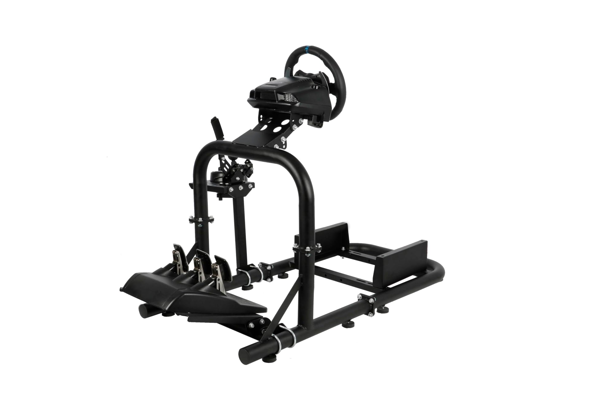 Hottoby Racing Simulator Cockpit 50mm Round Tube Driving Gaming Cockpit Fit for Logitech, Thrustmaster, Fanatec, PC, PS4, Xbox, 