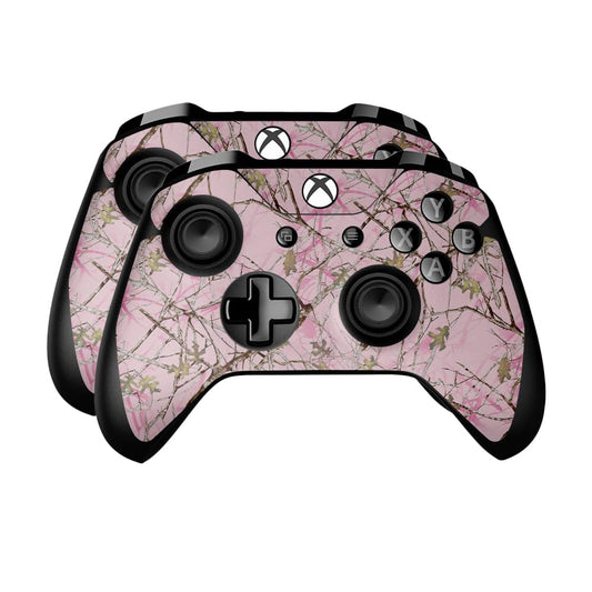 Skin Compatible with Microsoft Xbox One Controller (2 Pack) - Conceal Pink - Premium 3M Vinyl Protective Wrap Decal Cover - Easy to Apply | Crafted in The USA by MightySkins