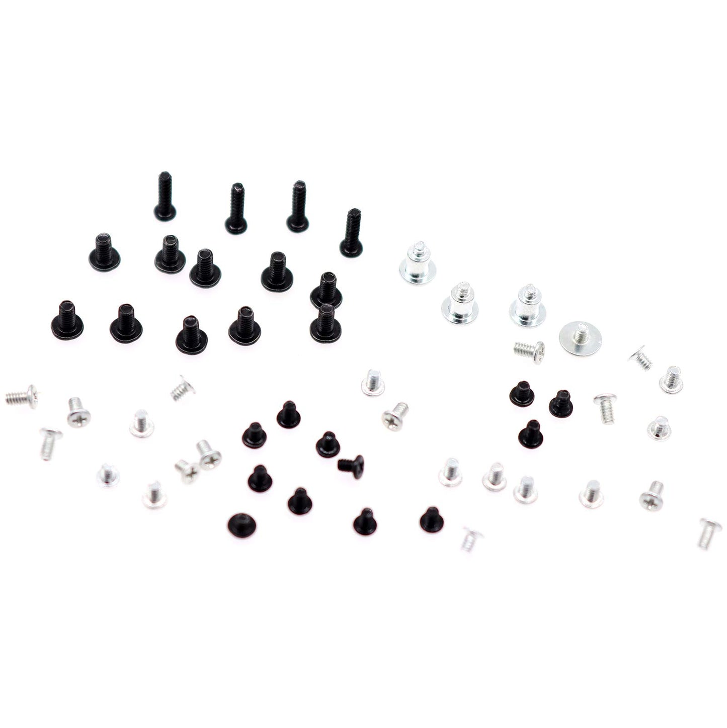 Deal4GO Philips Head Screw Set for Nintendo Switch - 51Screws, Alloy Steel, Black, Third Party Replacement Parts