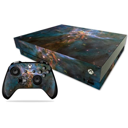 MIGHTY SKINS Xbox One X Skin - Eagle Nebula Vinyl Decal Wrap, Durable & Protective Cover, Easy Apply/Remove, Model MIXBONXCMB-Eagle Nebula