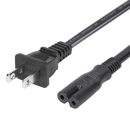 UL Listed Power Cord Compatible with Sony PS5 / PS4 / PS4 Slim / PS3 Slim  Xbox One S  Xbox Series X/S  3Ft Power Cable Replacement