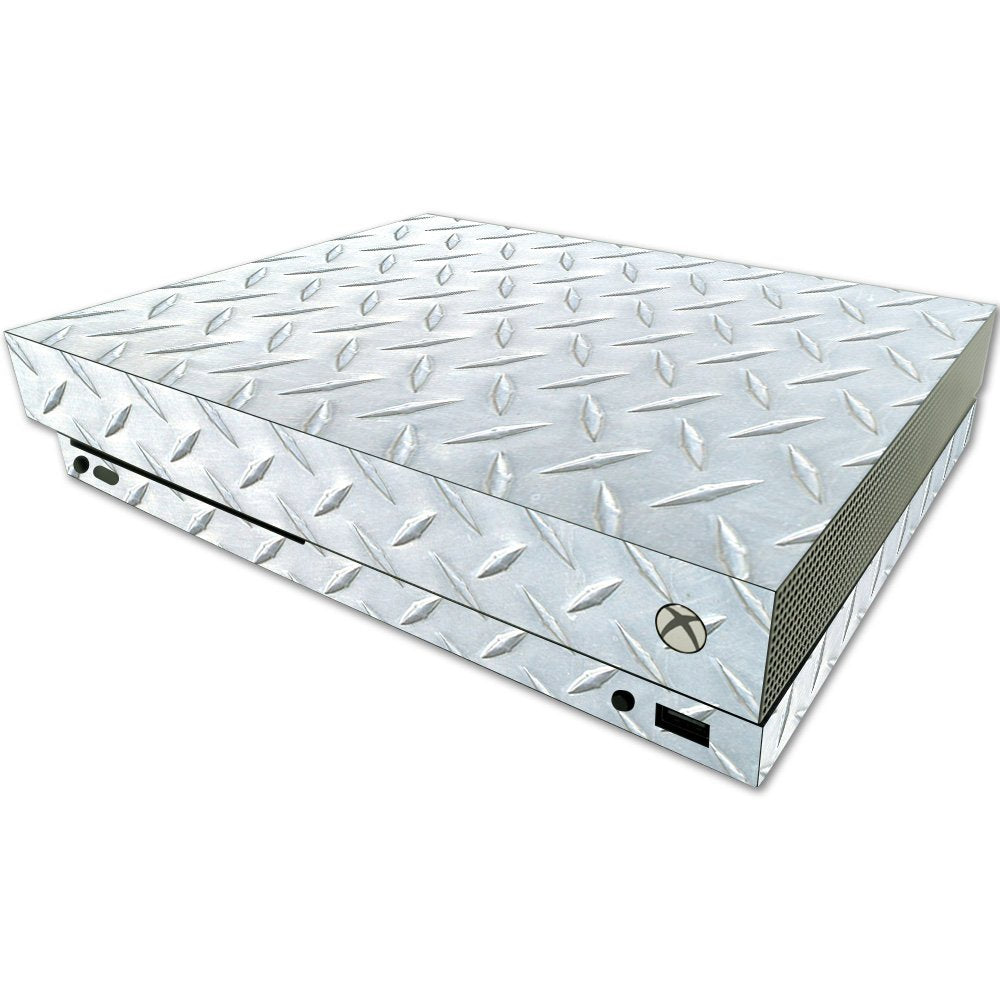 MIGHTY SKINS MightySkins Skin for Microsoft One X Console - Diamond Plate, Durable Vinyl Decal Wrap, Easy to Apply & Remove