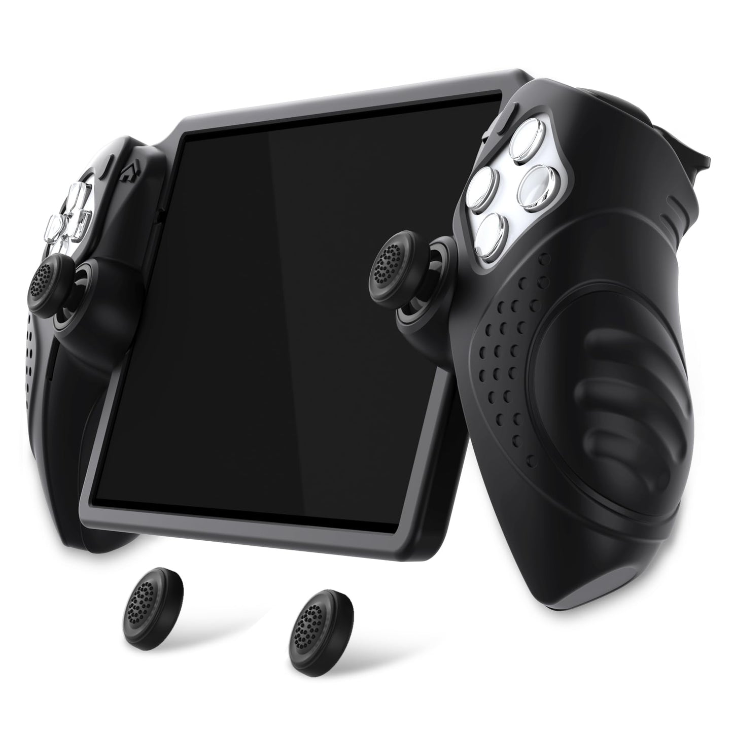 PlayVital Design for PS Portal Cover  Guardian Edition Silicone Protective Case for PS Portal Remote Player with Thumb Grips - Shockproof  Anti-Slip Grip Accessories - Black