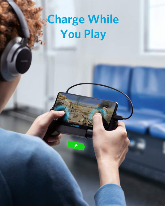 Anker PowerCore Play 6K Mobile Game Controller & 6700mAh Power Bank for iOS/Android - Model A1254