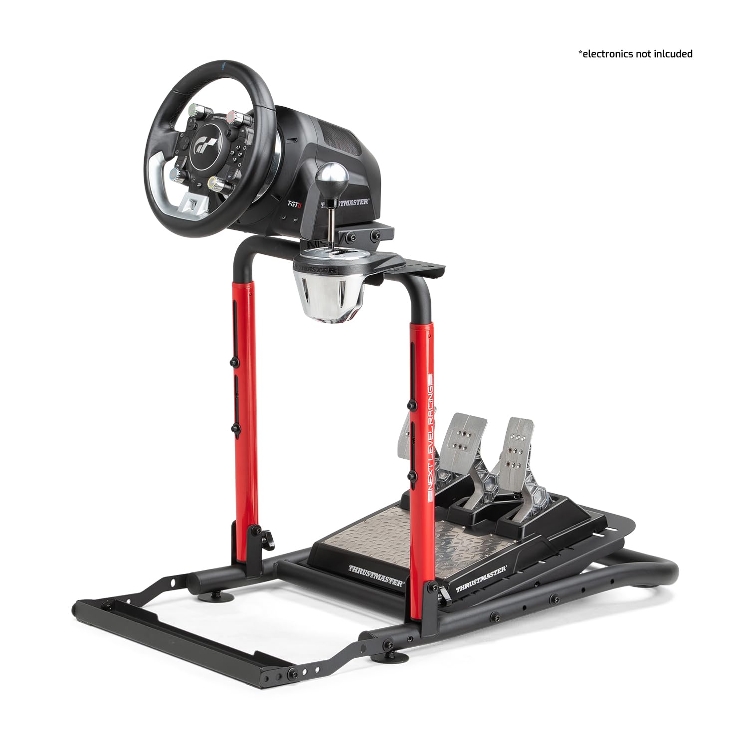 Next Level Racing Wheel Stand Lite 2.0 - NLR-S040, Black, Adjustable, Compact Design