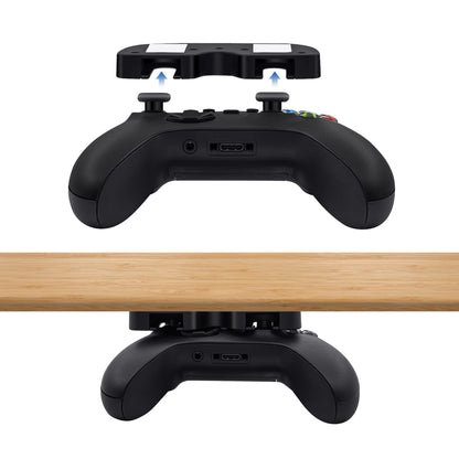 Mcbazel Under Desk Mount for Xbox & Switch Pro Controller - Black, Model MT-000044, Durable ABS Material, Space-Saving Design