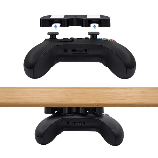 Mcbazel Under Desk Mount for Xbox & Switch Pro Controller - Black, Model MT-000044, Durable ABS Material, Space-Saving Design