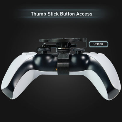 DeadEyeVR PS5 Mini Wheel Steering Accessory - Black, Model 001 for Racing Games