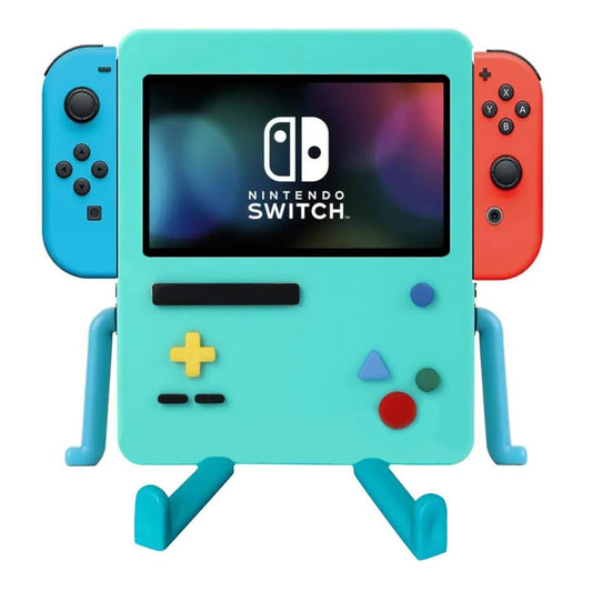 IRISFLY USB Portable Dock Playstand for Nintendo Switch OLED - Cute Blue Case Decor