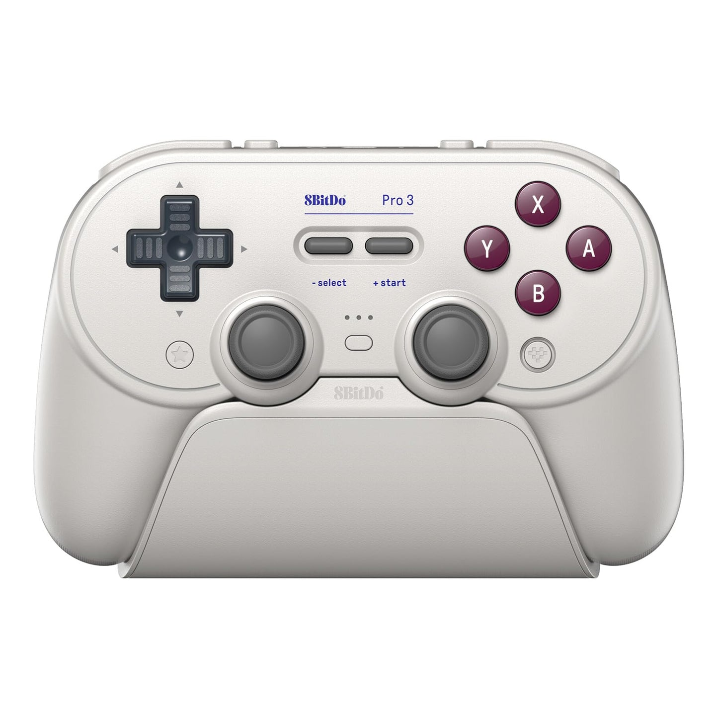 8BitDo Pro 3 Bluetooth Controller for Switch/Switch 2 - TMR Joysticks  Swappable ABXY Buttons  Pro Back Buttons  Charging Dock  Hall Effect Triggers  for Windows  Apple  SteamOS  Android - G Classic