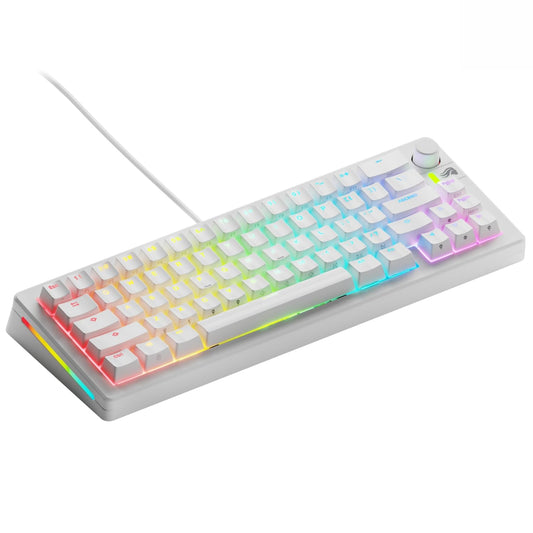 Glorious Gaming - GMMK 3 Custom Mechanical Gaming Keyboard with Knob, 65% Compact Keyboard, Modular Gasket System, Doubleshot PB