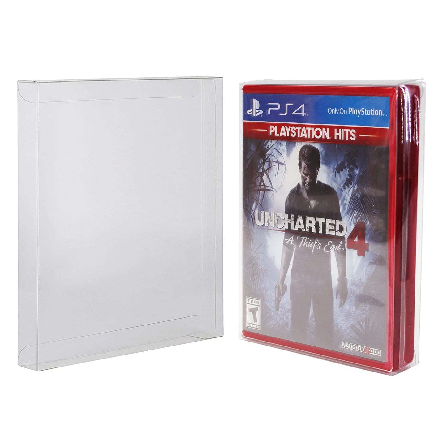 Viturio Protector Cases for BLU-RAY, Steelbooks, PS3, PS4, Xbox ONE - Clear, 10 Pack