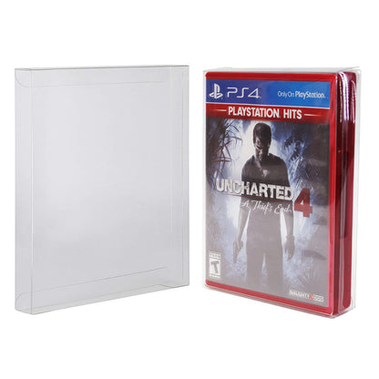 Viturio Protector Cases for BLU-RAY, Steelbooks, PS3, PS4, Xbox ONE - Clear, 10 Pack