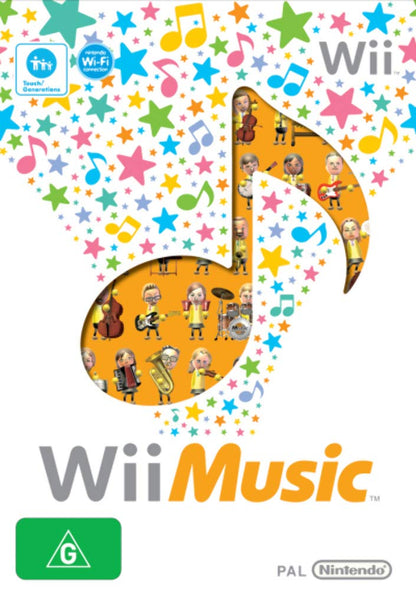 Nintendo Wii Music Game - Model RVLPR64E - Family-Friendly Music Experience