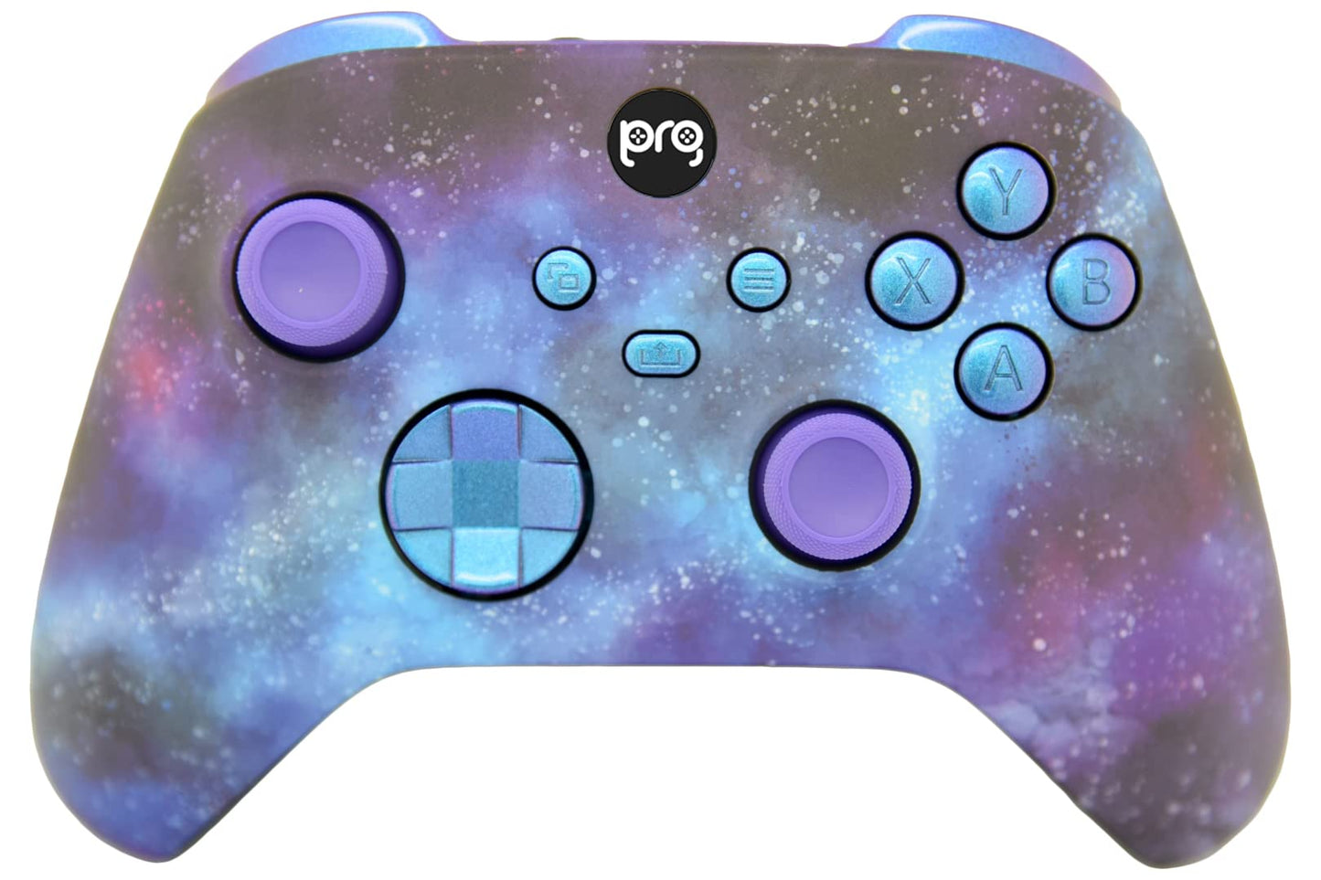 Hand Airbrushed Fade Custom Controller Compatible with Xbox Series X/S & Xbox One (Series X/S Orange & Yellow W/Orange Inserts)