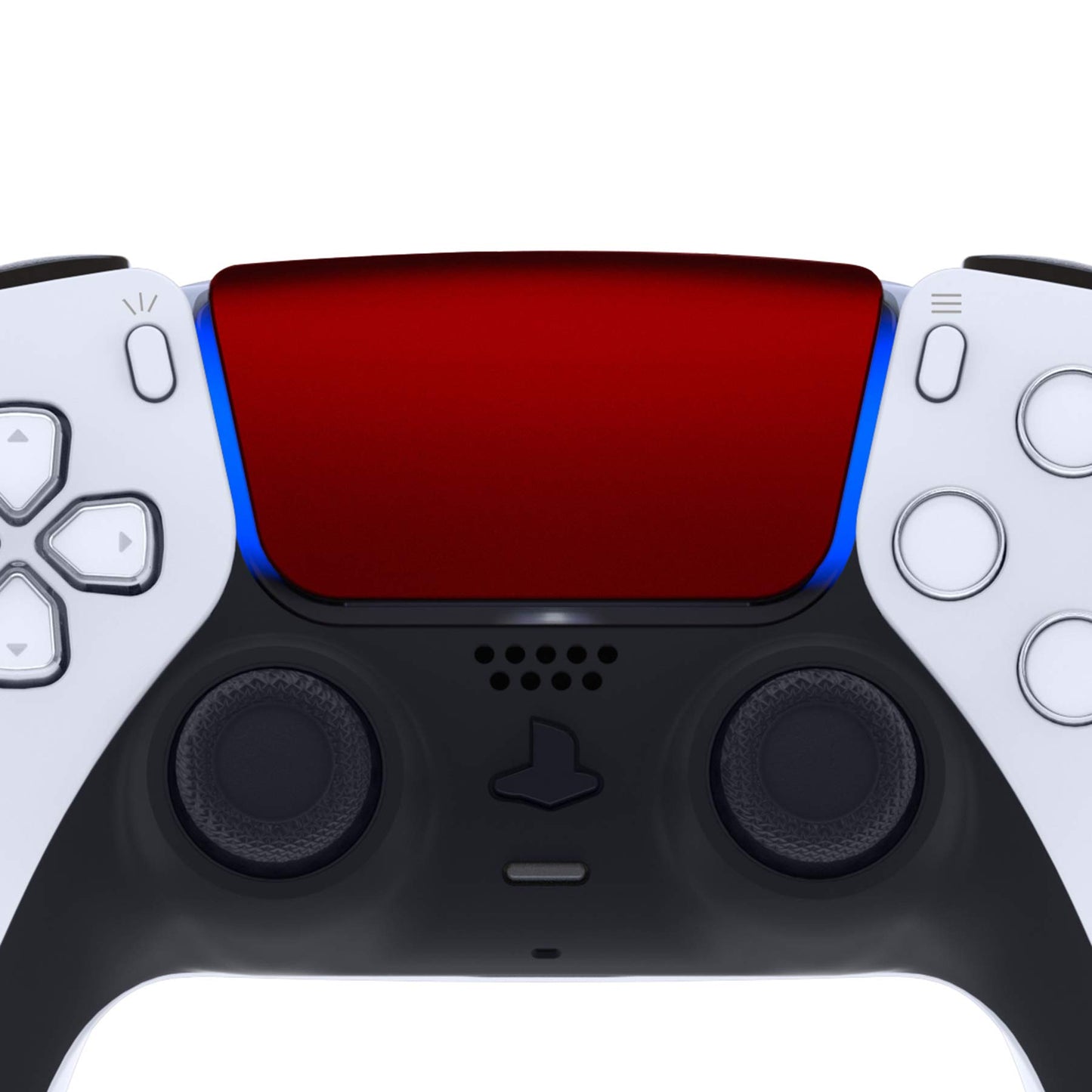 eXtremeRate Replacement Touchpad Cover for PS5 Controller - Scarlet Red, Compatible with BDM-010/020/030/040/050 Models
