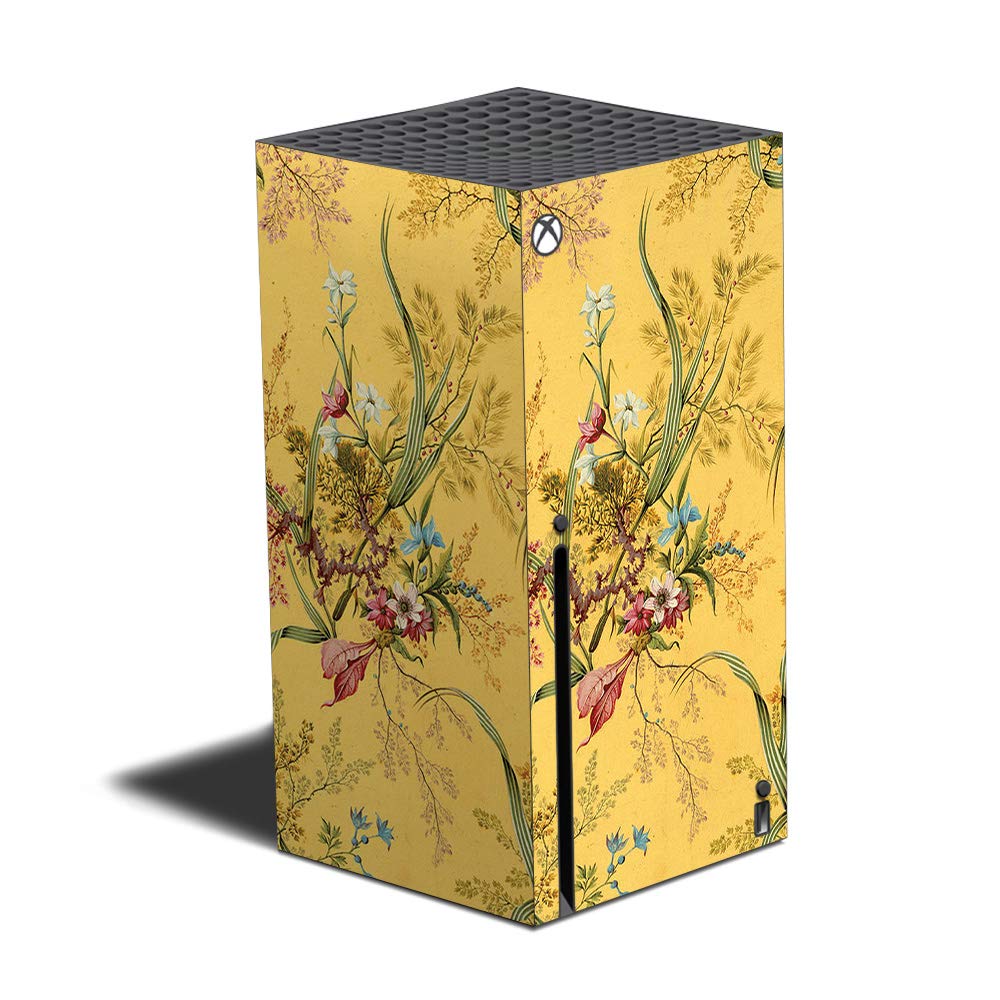 MIGHTY SKINS Skin Compatible with Xbox Series X - Yellow Marble End | Protective  Durable  and Unique Vinyl Decal wrap Cover | Easy to Apply and Change Styles | Made in The USA