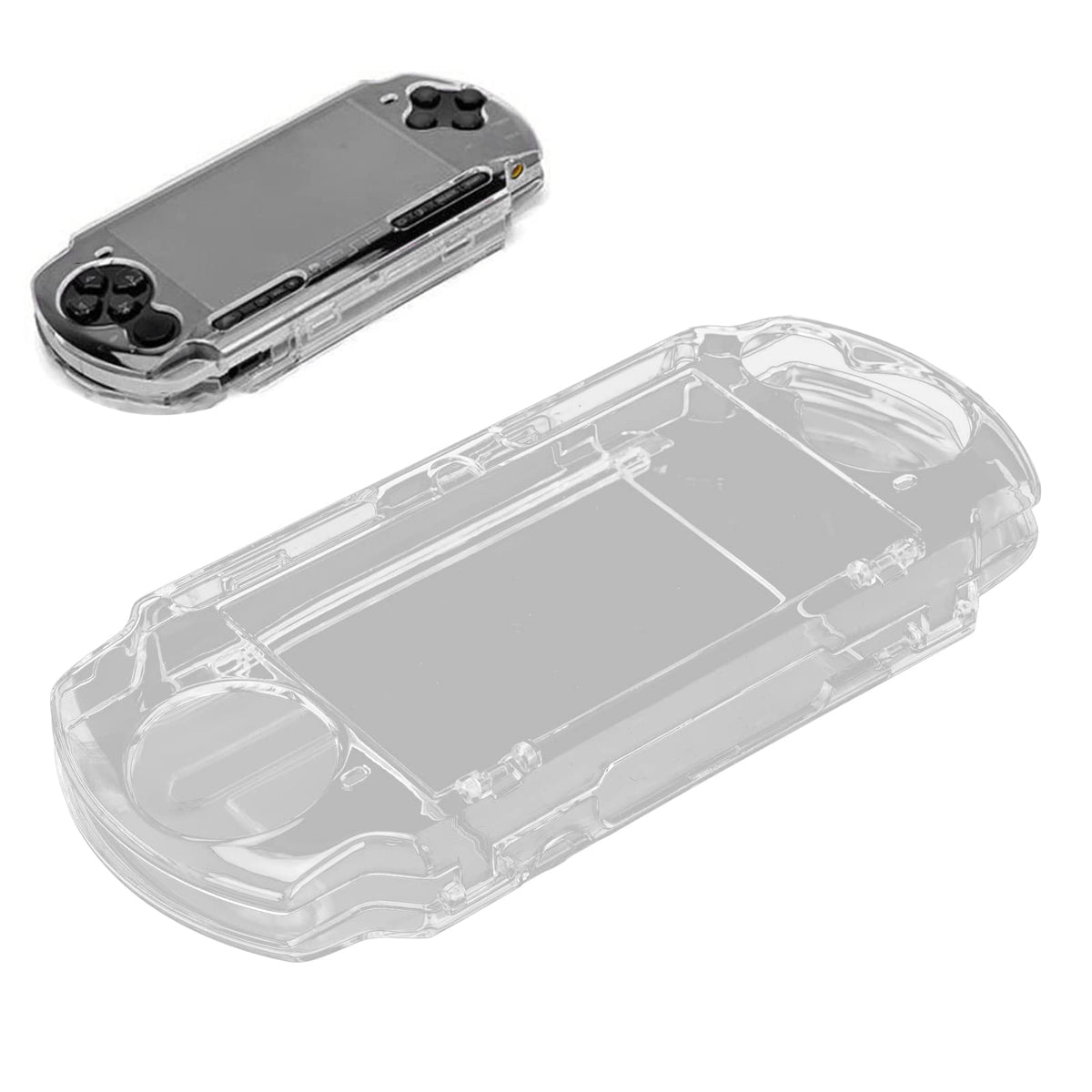 material nameya Protective Shell  for 2000 3000 Game Console  Transparent stone Protective Cover Shell Skin  Full Housing Case with Movie Bracket  Shock/Scratch