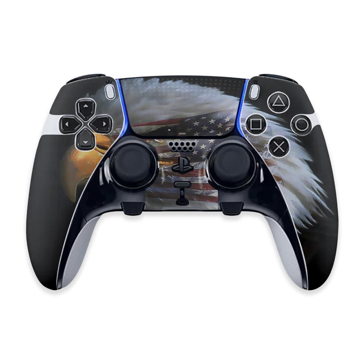 MightySkins Skin Compatible with PS5 DualSense Edge Controller - Eagle Eye | Protective  Durable  and Unique Vinyl Decal wrap Cover | Easy to Apply & Change Styles | Made in The USA