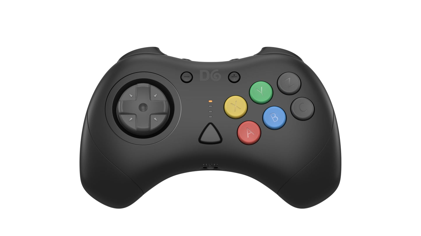 Retro Fighters D6 Wireless Controller for Switch/PC/Dreamcast - Black, Model 0850046080364