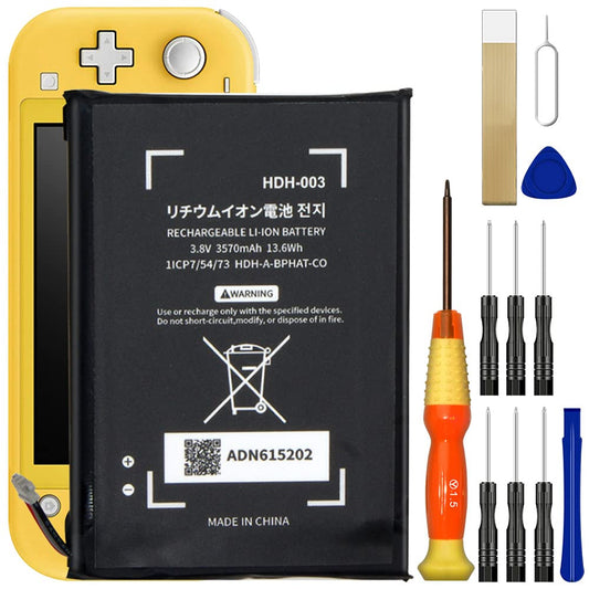 WUHAO Switch Lite Battery HDH-003 Battery [Upgraded] for Nintendo Switch Lite Lite HDH-001 with Adhesive Tape Tool Repair Kit