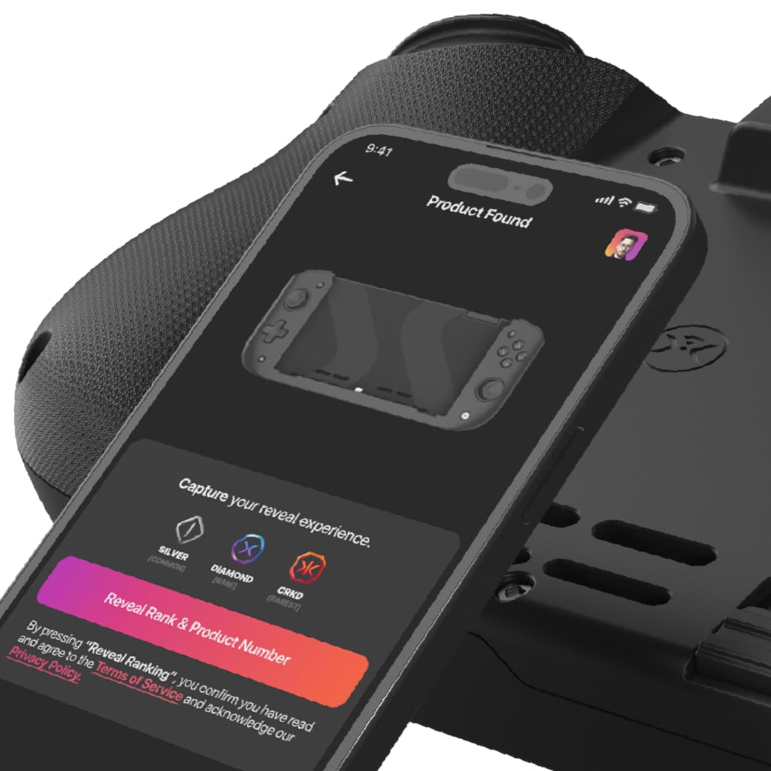 CRKD Nitro Deck - Professional Handheld Controller for Nintendo Switch & OLED, Zero Stick Drift, Black, Model 23ND-WW-BK-STANDARD