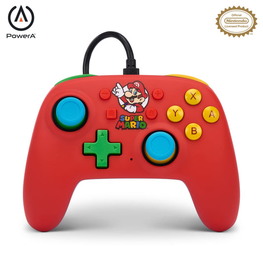 Super Mario Bros Mario Medley Nano Wired Nintendo Switch Controller