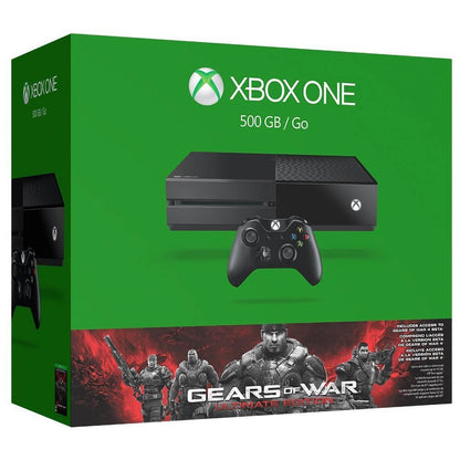 Xbox One Console - 500GB Gears of War: Ultimate Edition Bundle, Black, Model 5C6-00083