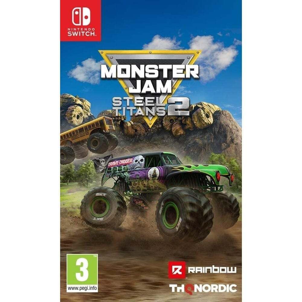 THQ Nordic Monster Jam Steel Titans 2 - Nintendo Switch Game, Model 194590
