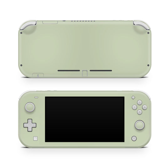 Tacky Design Solid Color Skin Compatible with Nintendo Switch Lite Skin Wrap  Minimalist Solid Skin for Nintendo Switch Lite Cover  Premium Vinyl 3M Full Wrap Decal. (Sage Green)