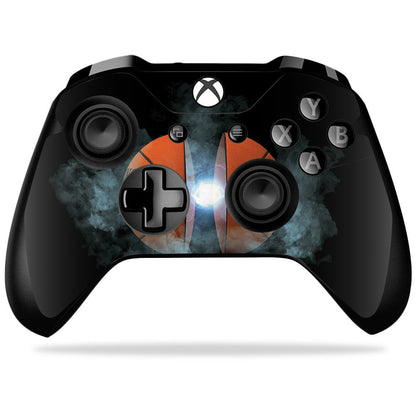 MIGHTY SKINS Xbox One X Controller Skin - Basketball Orb | Durable Vinyl Decal Wrap, Easy to Apply & Remove, Made in USA