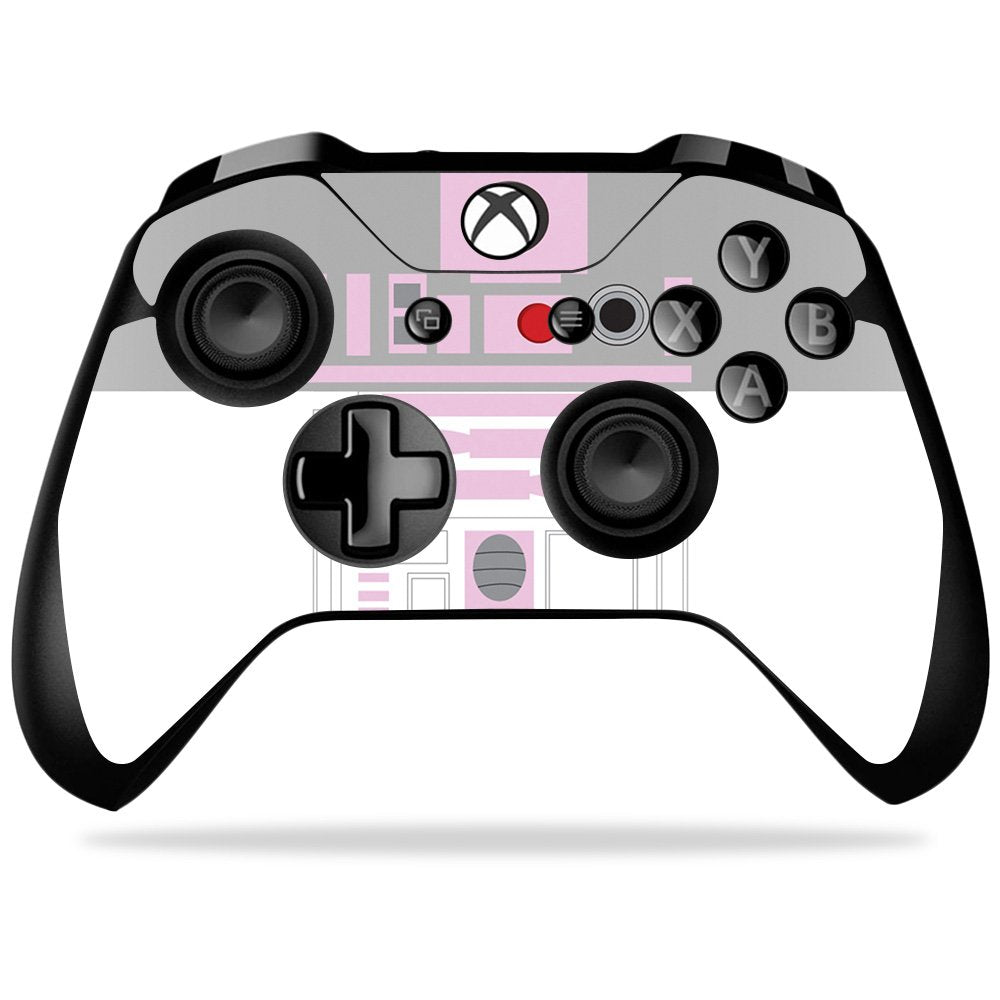 MIGHTY SKINS Xbox One X Controller Skin - Pink Cyber Bot, Durable Vinyl Decal, Easy Apply/Remove, Made in USA