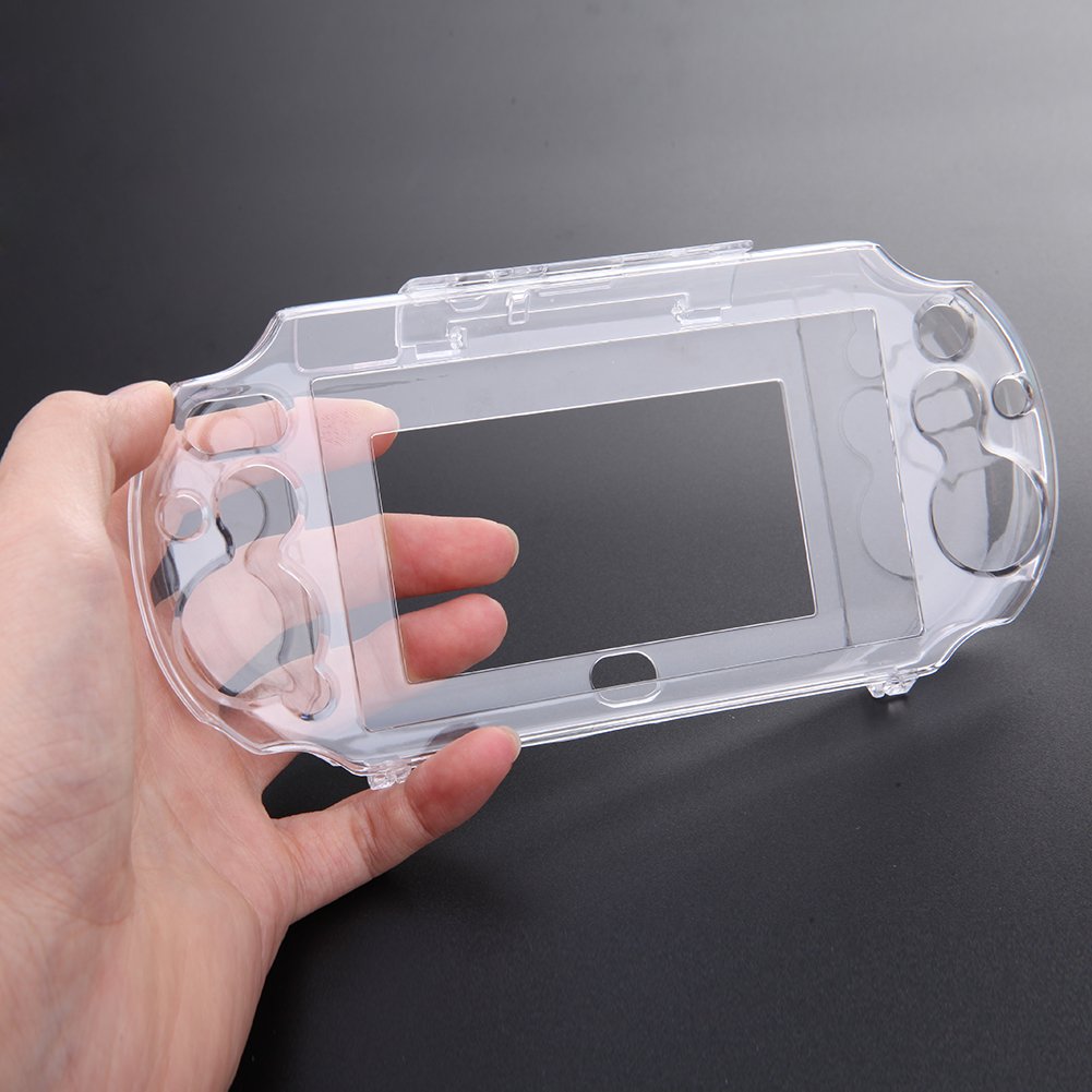 NSLikey Clear Hard Case for PSV 2000 - Red Transparent Protective Cover Skin