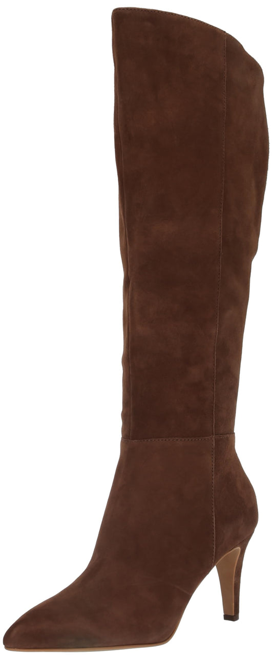 Dolce Vita HAZE Cocoa Suede Ankle Boots, Size 6.5, Stylish and Comfortable Footwear