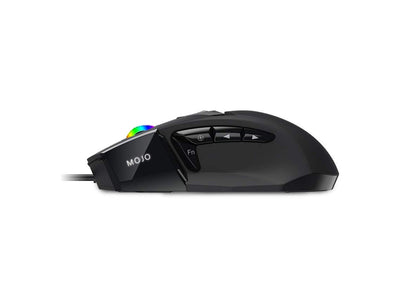 MOJO Pro Performance Wired Gaming Mouse - 12000 DPI, 9 Programmable Buttons, Black, Model MJ-189