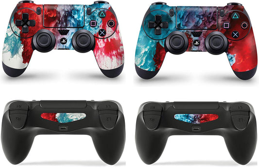 giZmoZ n gadgetZ PlayStation 4 PS4 Controller Skins - 2 Pack Full Wrap Vinyl Sticker - Colour Explosion Design